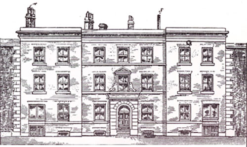 Sketch of the Manchester Mechanics' Institute in 1825